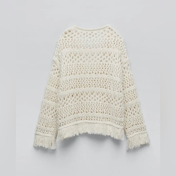 Zara Sweaters Zara Open Knit Sweater Poshmark